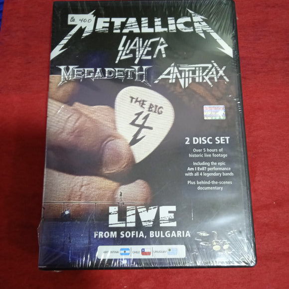 Metallica. Slaver Megadeth Anthrax