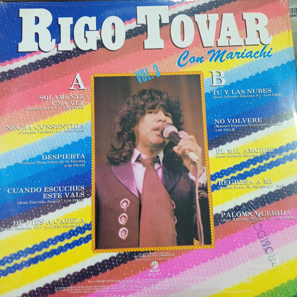 Rigo Tovar. Con Mariachi