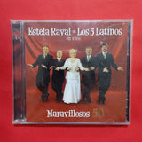 Estela Raval. Los 5 Latinos. En Vivo. Maravillosos 50. CD