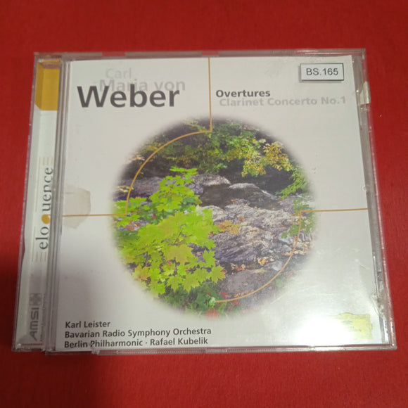 Weber. Overtures. Clarinet Concerto No.1