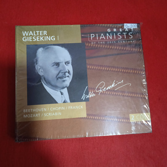 Walter Gieseking. Beethoven, Chopin, Franck, mozart, Scriabin