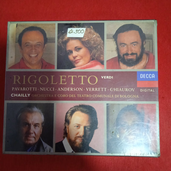 Verdi Rigoletto. Pavarotti, Nucci, Anderson, Verrett, Chiaurov