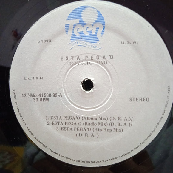 Esta Pega`o. Proyecto Uno