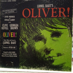 Oliver!  The Original Broadway Cast  Recording Words And Music By Lionel Bart