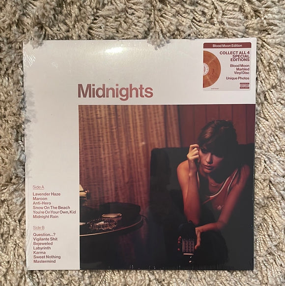 Taylor Swift. Midnights: Blood Moon Edition. Vinilo